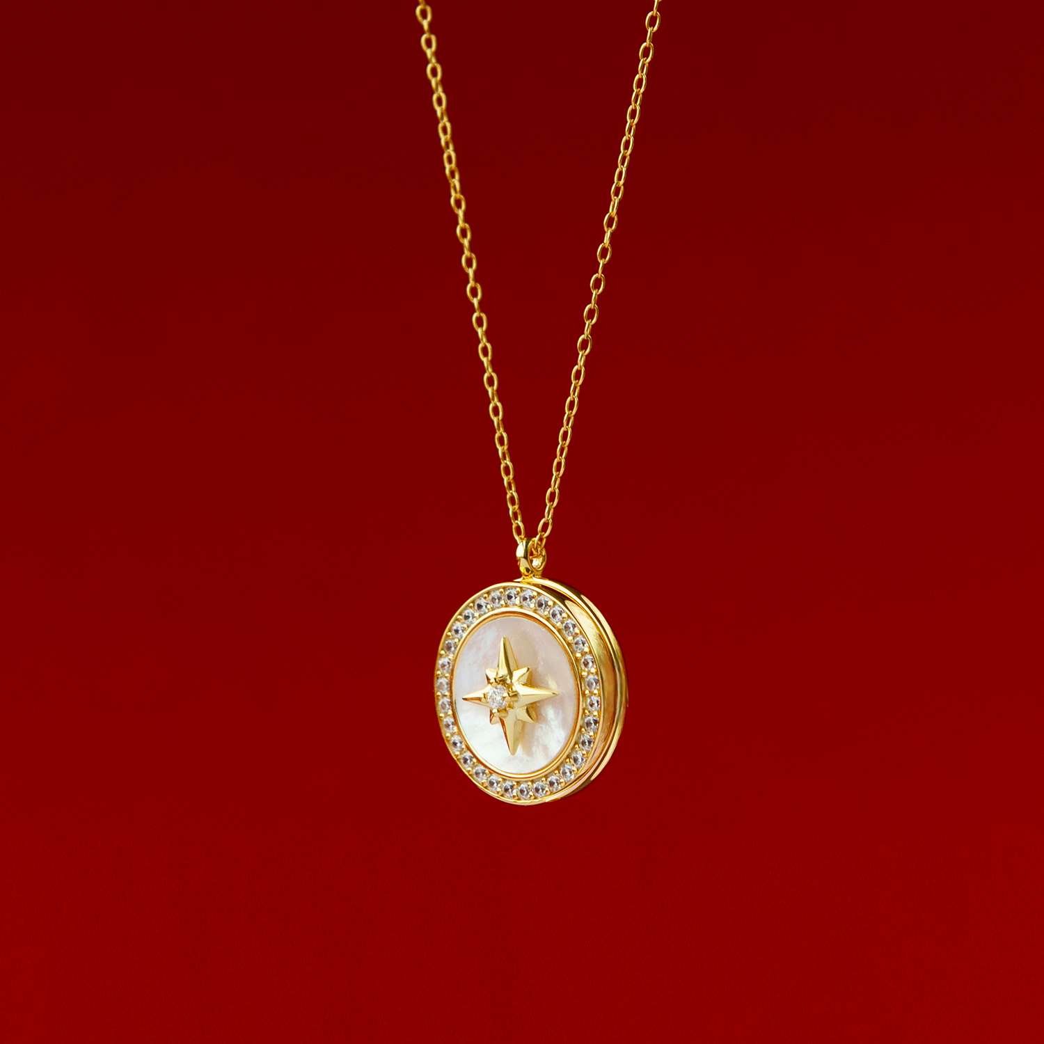 LUNA LOCKET | Family Tree | Sterling Silver - MILA CANTES