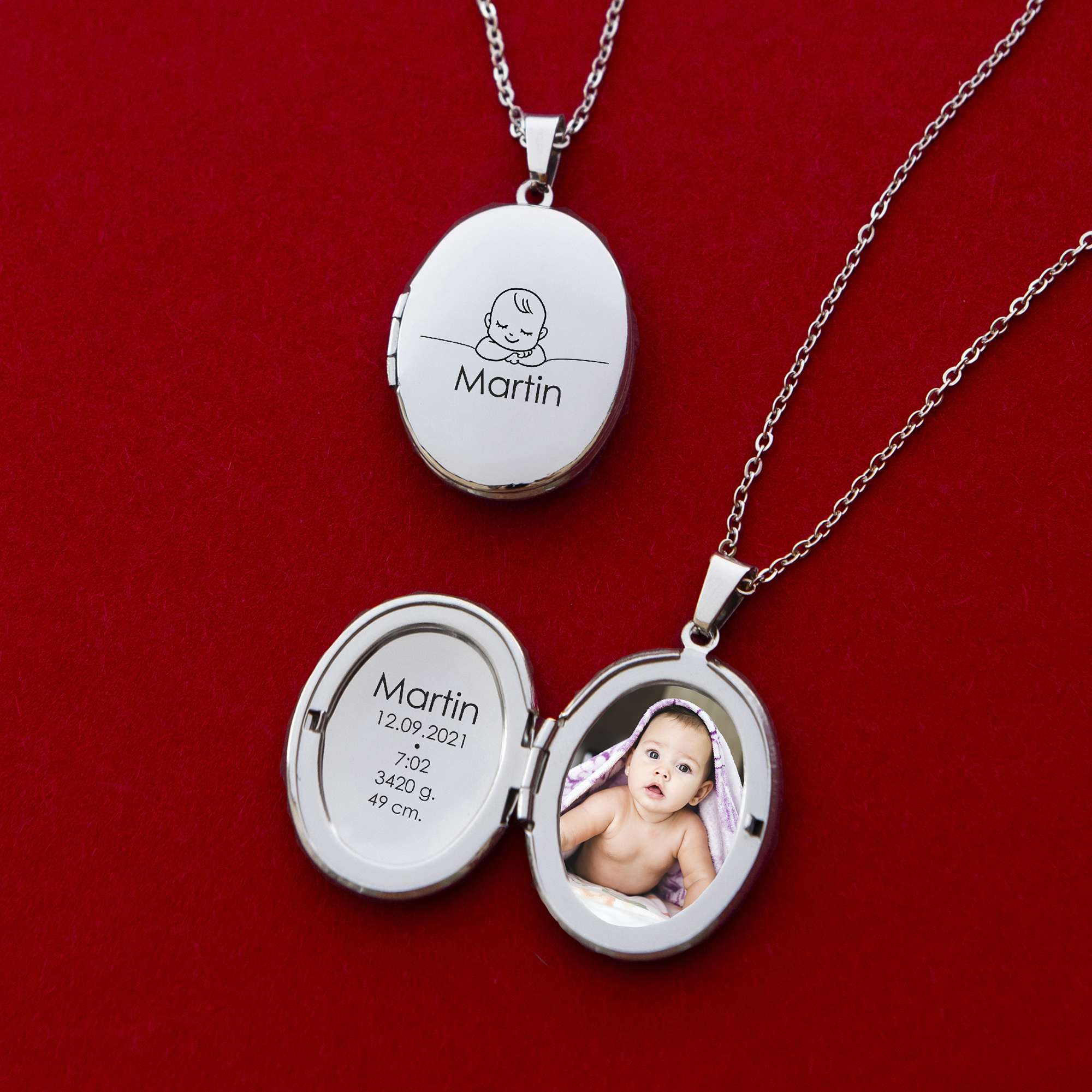 OVAL LOCKET | My Baby - MILA CANTES